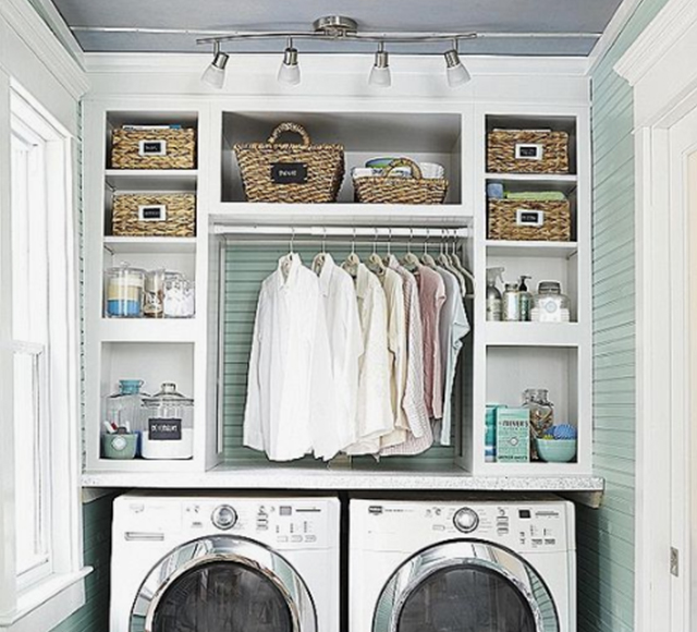 rangement laveuse